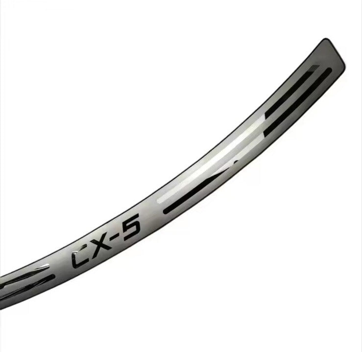 Mazda CX-5 Stainless Steel Boot Sill Overlay Strip Boot Trunk Lip Protector