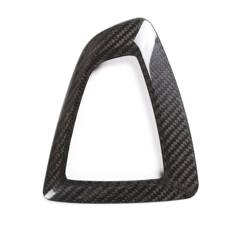 BMW 1 2 3 4 5 Series Carbon Fibre Automatic Gear Knob Surround Cover Panel Trim