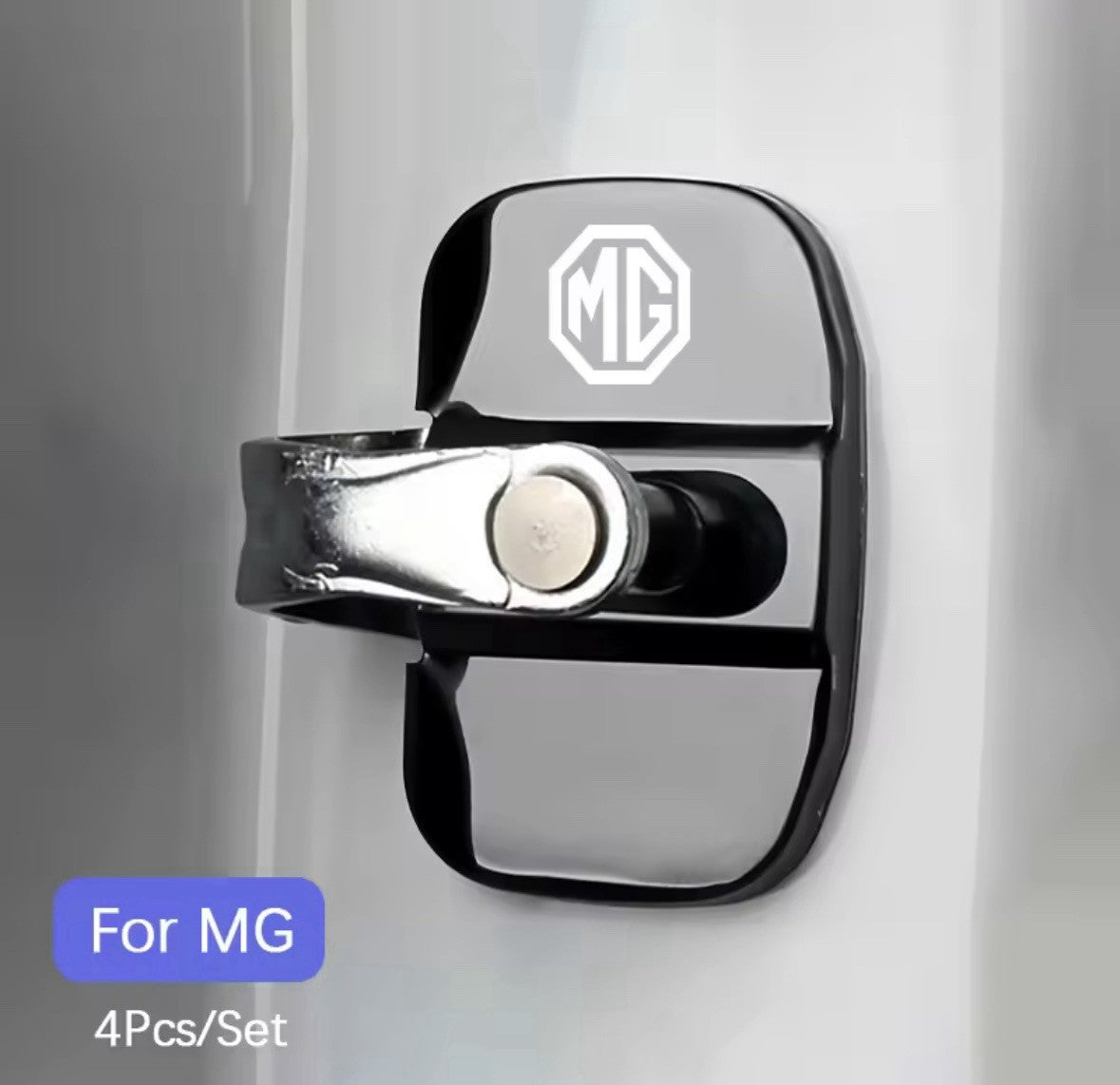 MG Black Stainless Steel Door Lock Protector Covers For MG 7 6 5 ZS MG4 MG3 HS