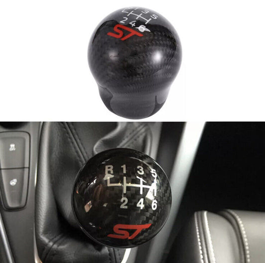 Ford Fiesta ST Focus ST Carbon Fibre Gear Knob 6 Speed Gear Shift Knob