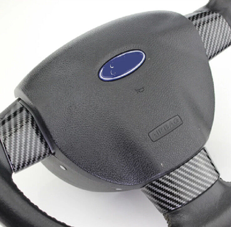 Ford Focus MK2 2005-2011 Carbon Fibre Effect Steering Wheel Trim Covers