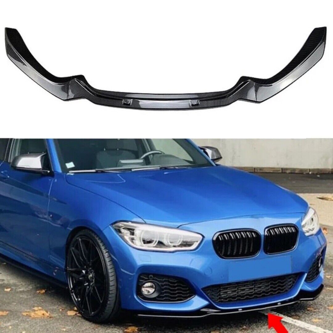 BMW 1 Series M Sport F20 F21 2015-2019 Front Splitter Carbon Fibre Bumper Lip