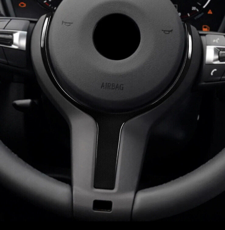 BMW 1 2 3 4 5 6 Series M Sport Gloss Black Steering Wheel Central Trim
