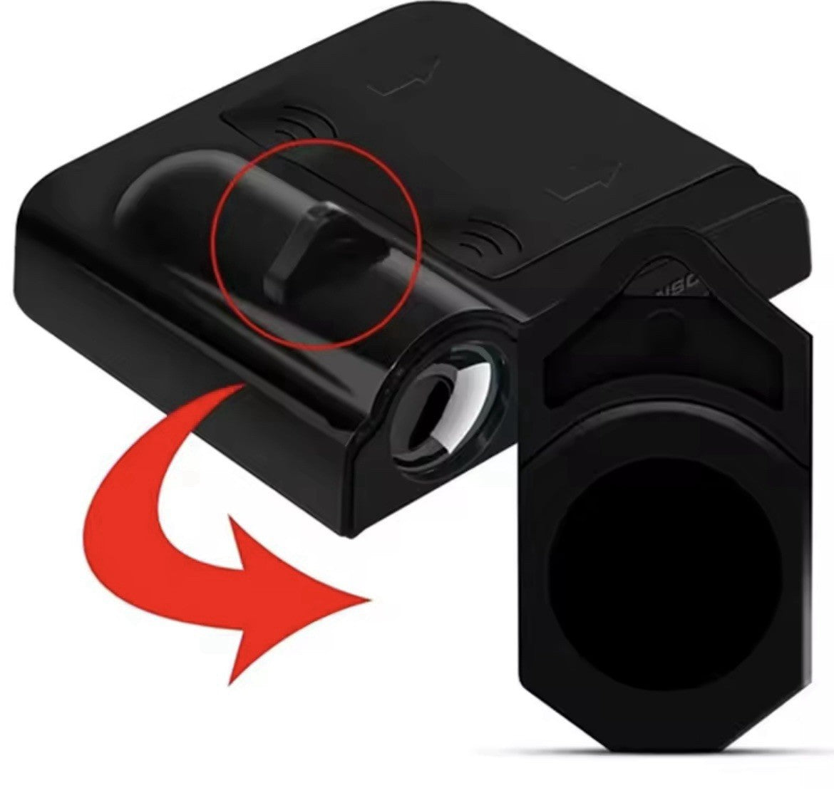 2pcs Wireless Fiat 500 LED Laser Projector Welcome Puddle Lights Battery Power