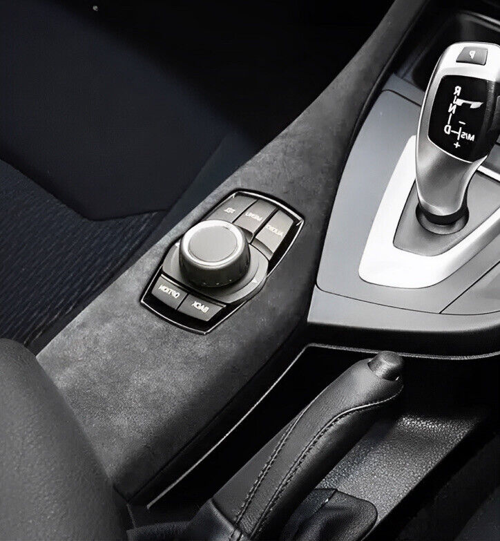 Alcantara Multimedia Panel Cover Trim For BMW 1 Series F20 F21 Interior Styling