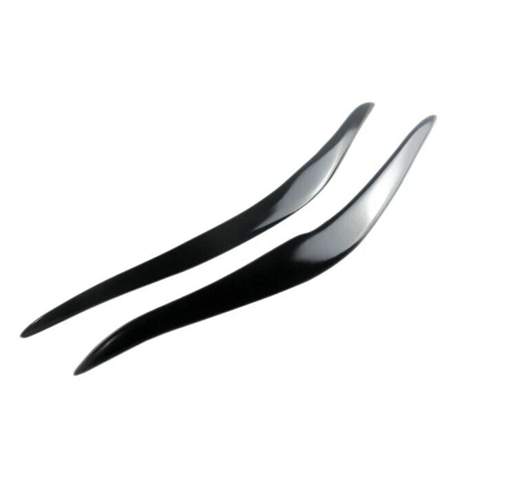 Gloss Black Headlight Eyelids For BMW 2 Series F22 F23 F87 Headlight Brows 2pcs
