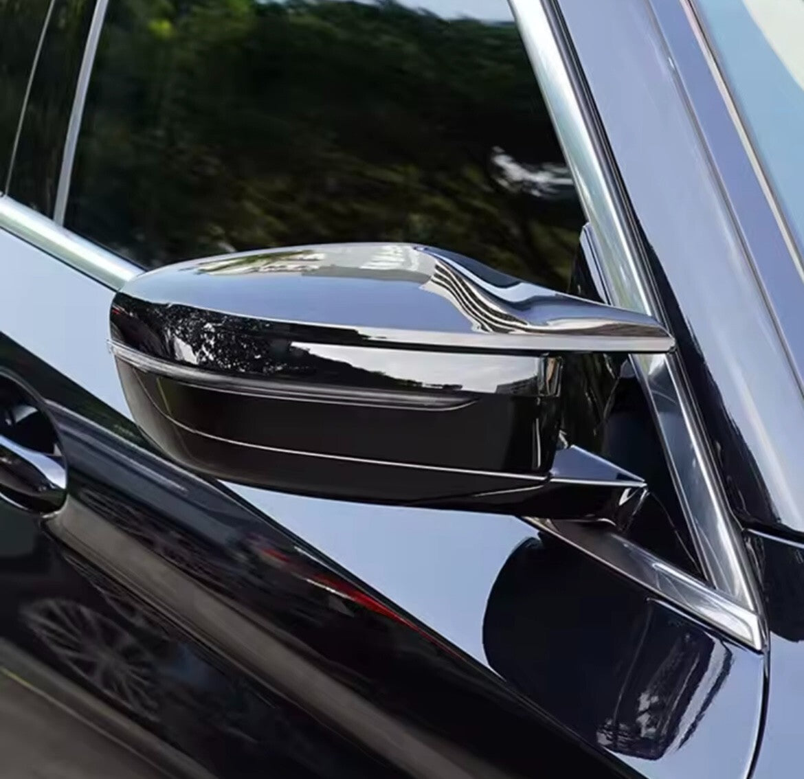 New Models BMW 3 4 5 7 8 Series Gloss Black M Style Wing Mirror Caps Replacement