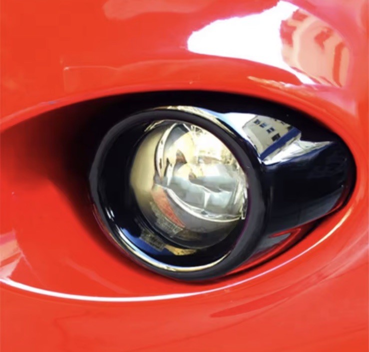 Ford Focus MK3 2011-2014 Gloss Black Front Fog Light Surrounds Trims 2pcs