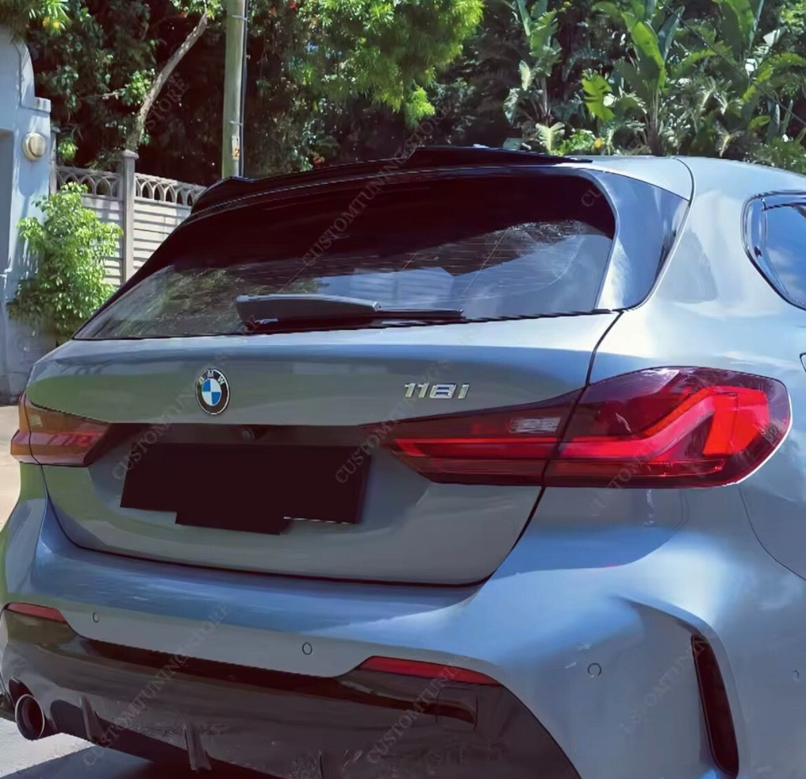 BMW 1 Series F40 2019-2024 Standard Gloss Black Spoiler Extension Roof Wing Lip