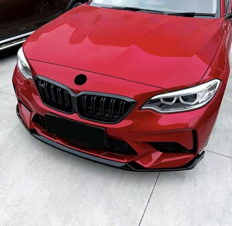 BMW M2 Competition F87 2016-2021 Gloss Black Front Splitter Bumper Lip