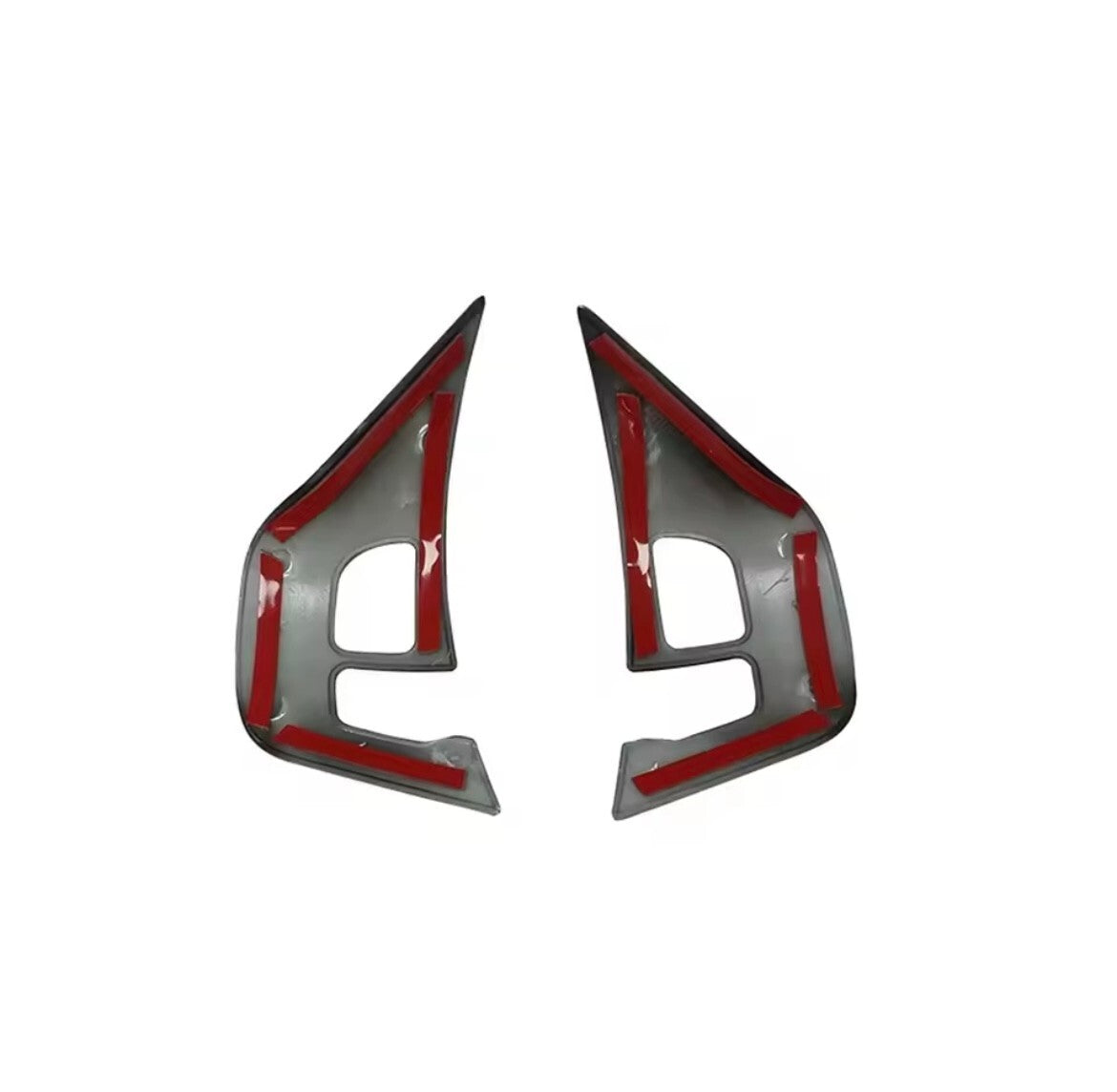 Peugeot 208 T9 2008 Gloss Black Steering Wheel Trim Cover 3pcs