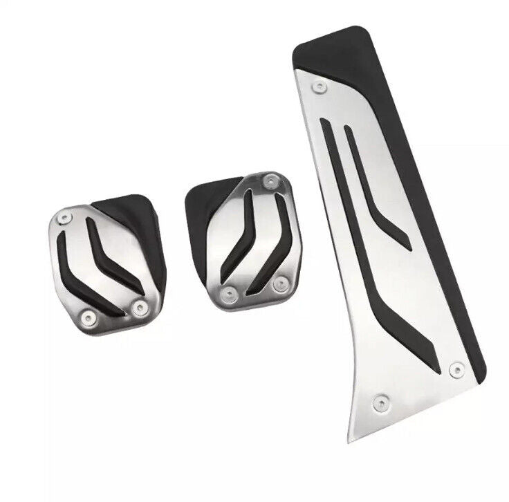 Metal Sport Pedal Covers For BMW 1 2 3 4 Series Manual RHD Gas Brake Clutch