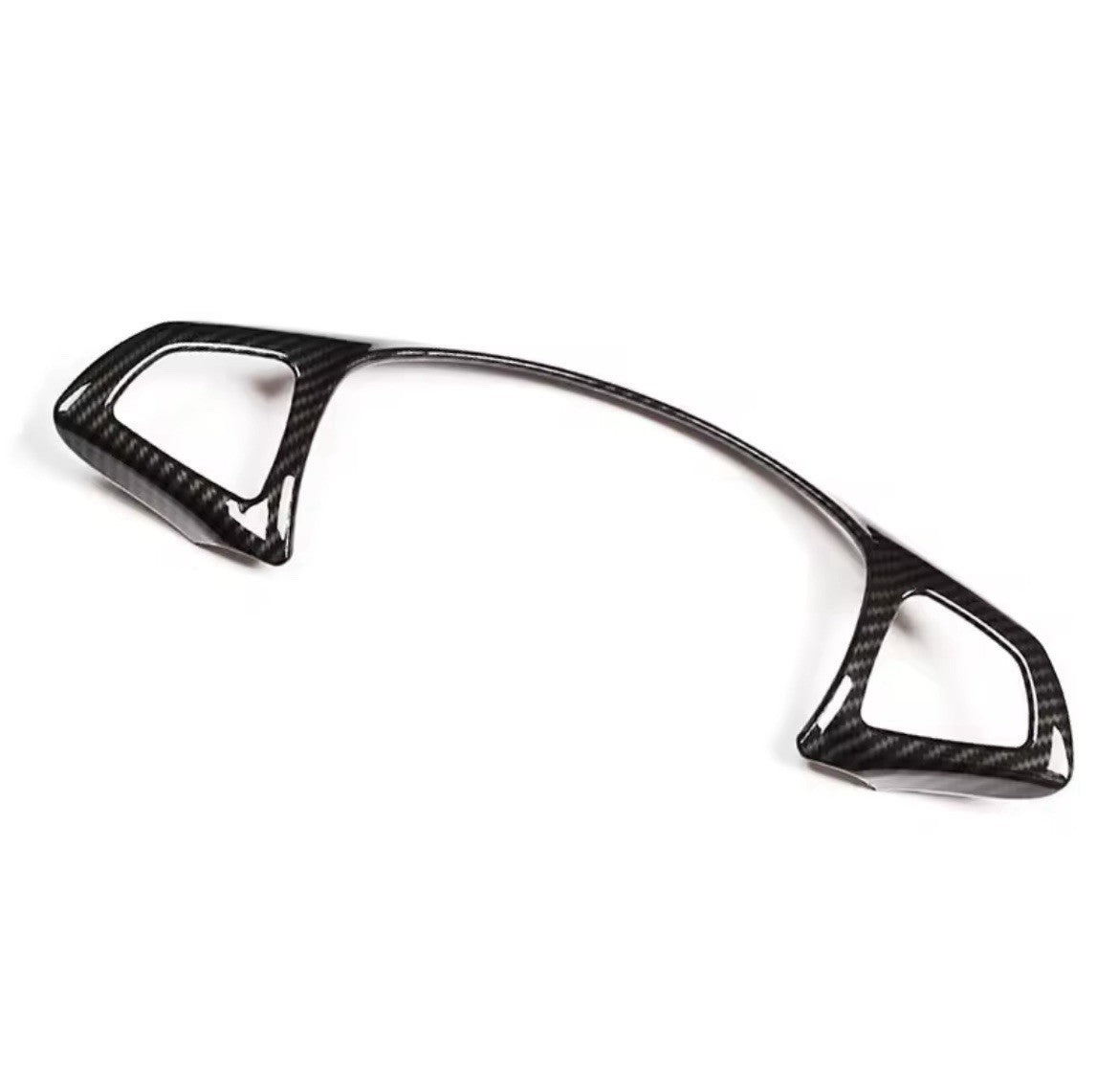 Mercedes C E Class GLC 2015-2019 Carbon Fibre Effect Steering Wheel Trim Cover