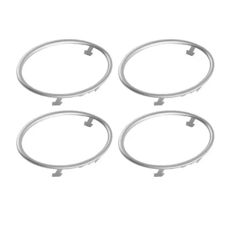 Ford Focus MK2 Matt Silver Air Con Outlet Vent Surround Trim Set 4pcs