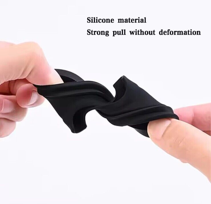 Mazda CX-3 CX3 Black Silicone Door Lock Catch Protector Covers 2pcs