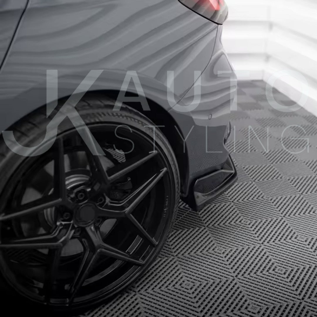 BMW 1 Series F40 M-Pack M135i Gloss Black Rear Spats Corner Splitters Aero Style