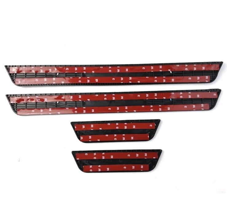 Kia Stonic 2017-2023 Stainless Steel Door Sill Protector Strips Scuff Plates 4pc