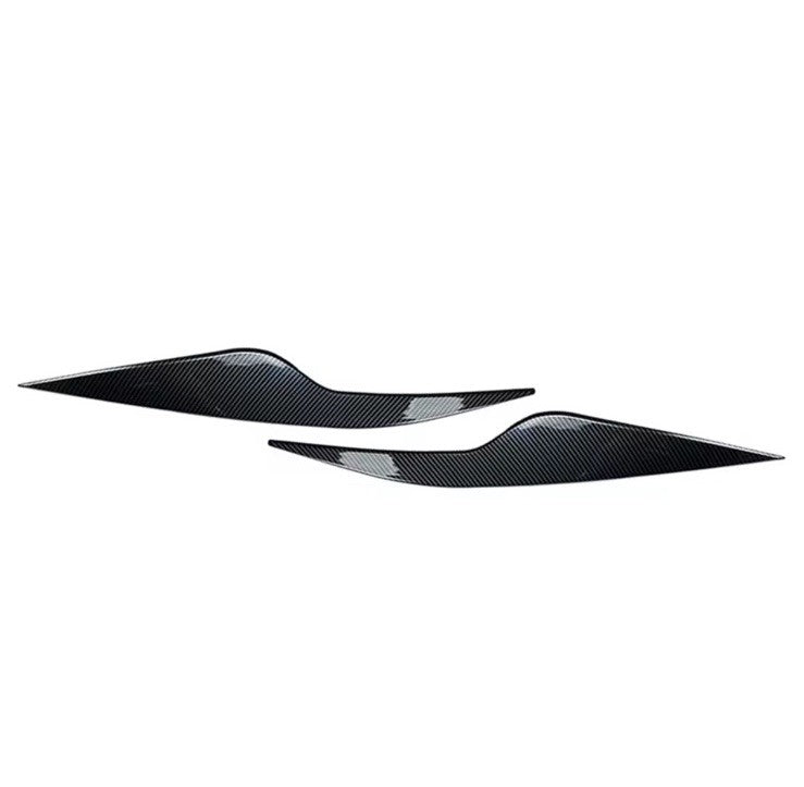 Ford Focus MK2 MK2.5 2008-2011 Carbon Fibre Effect Headlight Eyelid Eyebrows