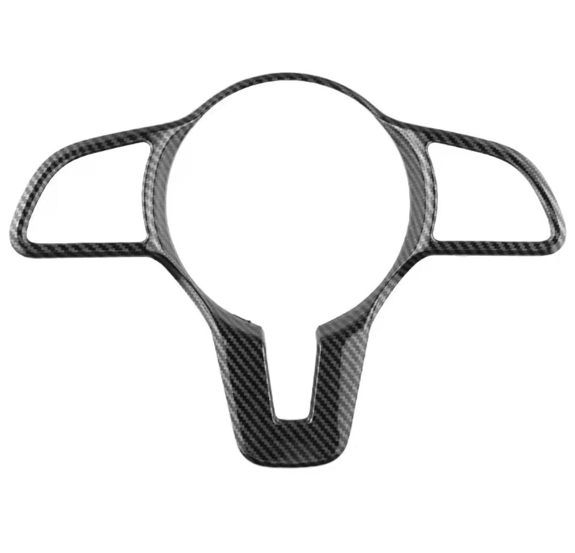 Mercedes A B C E Class CLA GLA GLC GLE 2019-2022 Carbon Fibr Steering Wheel Trim