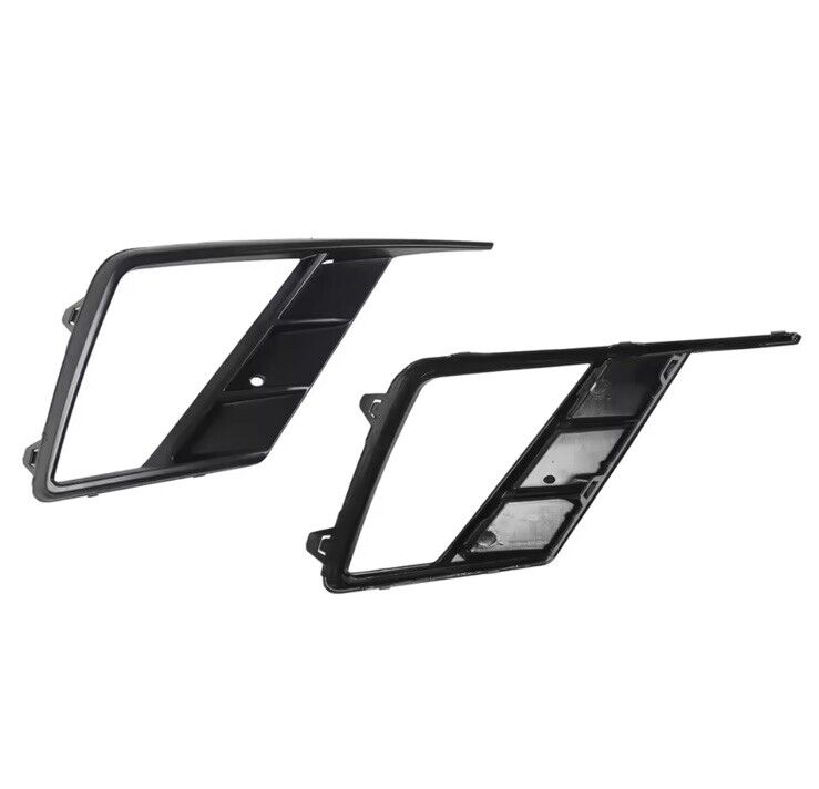 Seat Ibiza MK5 2017-2021 Matt Black Front Fog Light Surrounds Frames Trims 2pcs
