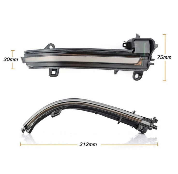 2x BMW 1 2 3 4 Series X1 i3 Dynamic LED Sequential Mirror Indicators Turn Signal