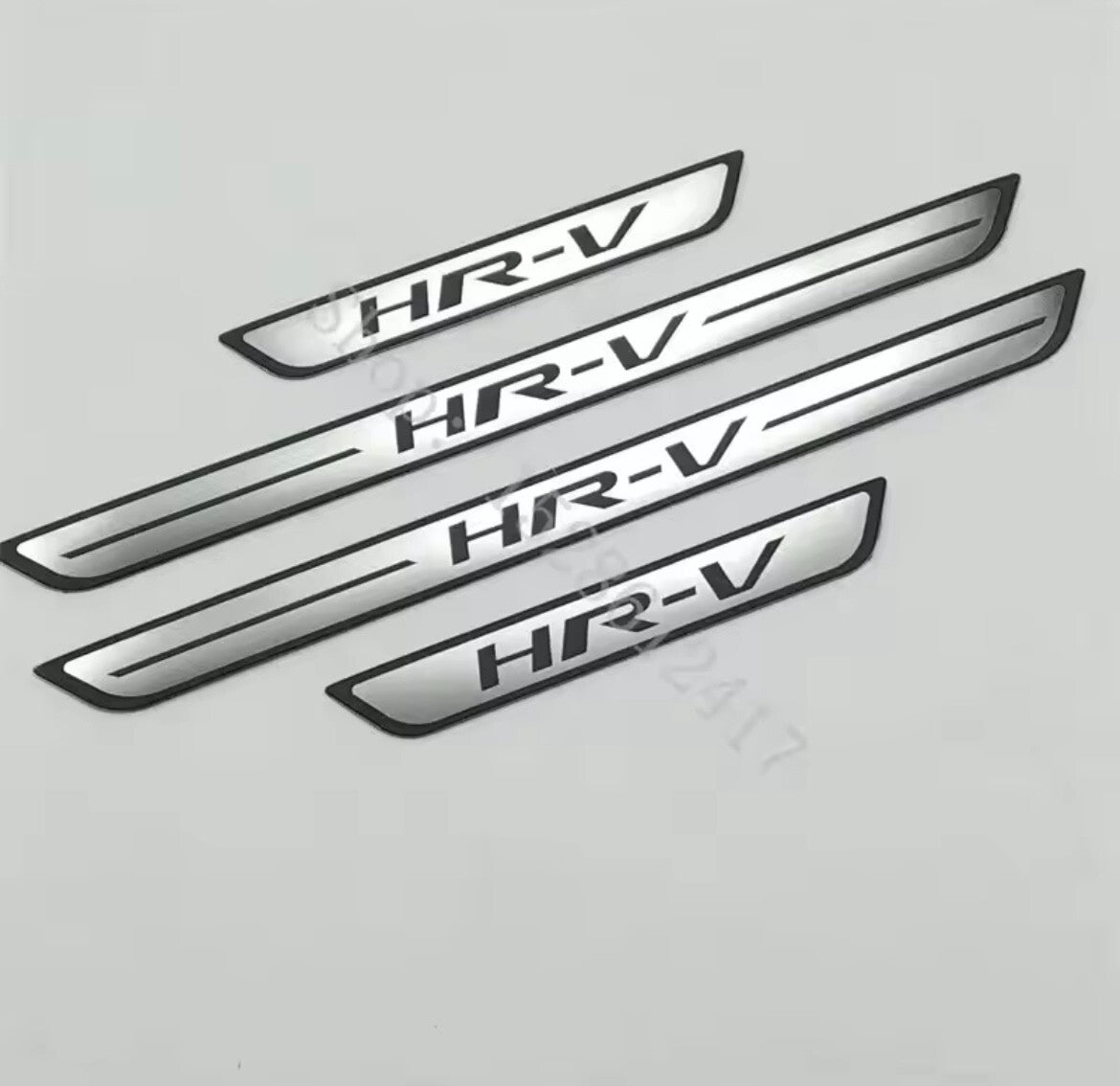 Honda HRV HR-V Vezel Stainless Steel Door Sill Protector Strips Scuff Plates 4pc