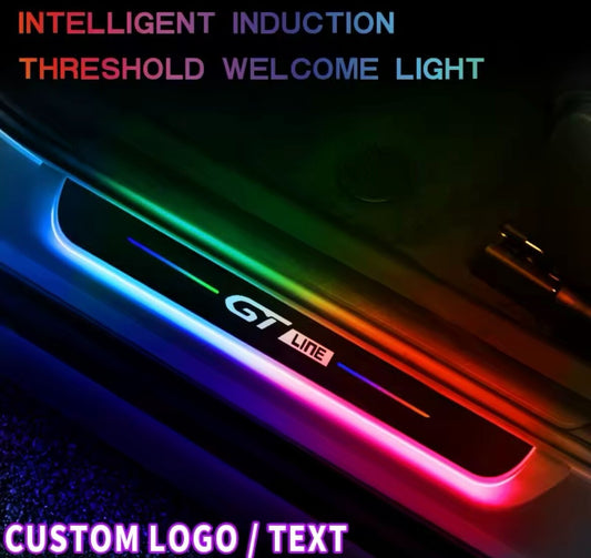 Peugeot GT Line LED Colour Change Door Sill Protector Strips USB Wireless RGB