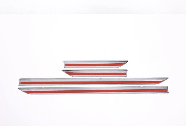 Gloss Black Fender Air Vent Trim Covers For Land Rover Range Rover Velar 4pcs