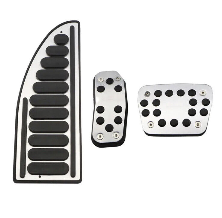 ford fiesta pedal covers Metal Sport Pedal Covers For Ford Fiesta MK7 MK7.5 Automatic Gas Brake – JK Auto Styling