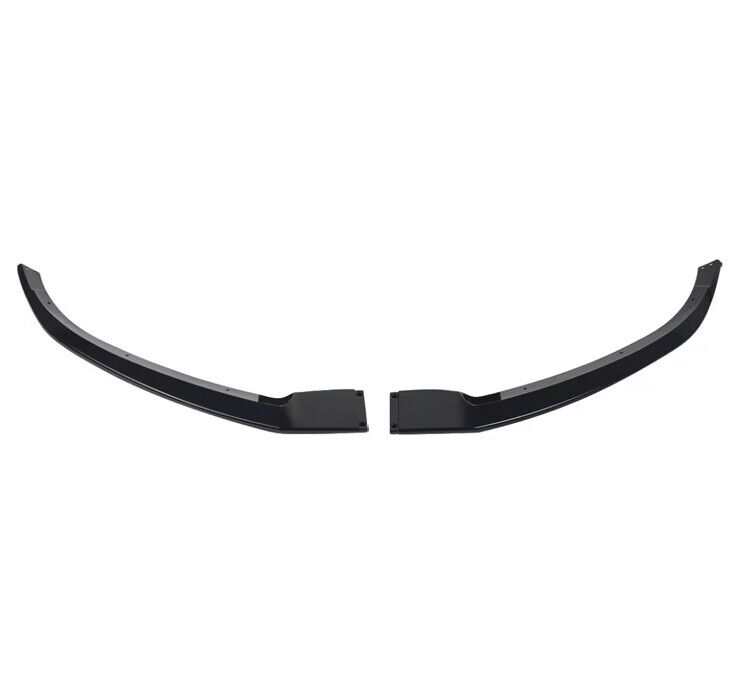Mercedes C Class W205 C205 AMG Line Sport Gloss Black Front Splitter Kit Lip
