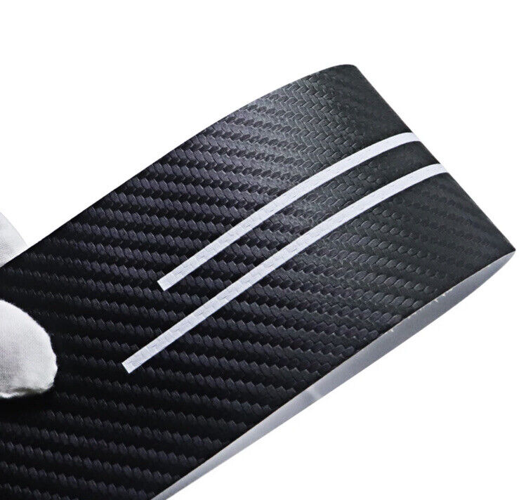 Ford Vignale Carbon Fibre Effect Adhesive Door Sill Overlay Strips Fiesta Focus