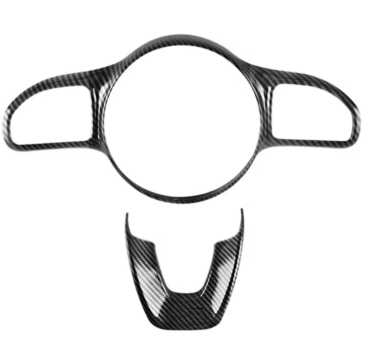 Mercedes A C E Class 2018-2020 Carbon Fibre Effect Steering Wheel Trim Cover