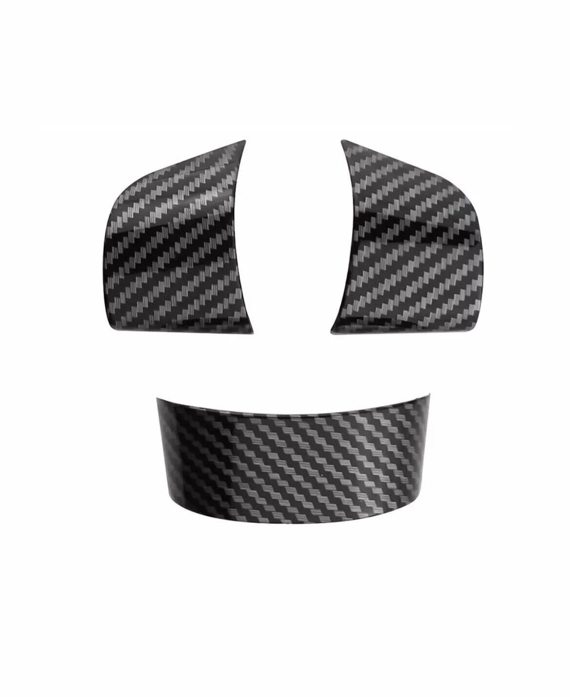 Ford Focus MK2 2005-2011 Carbon Fibre Effect Steering Wheel Trim Covers