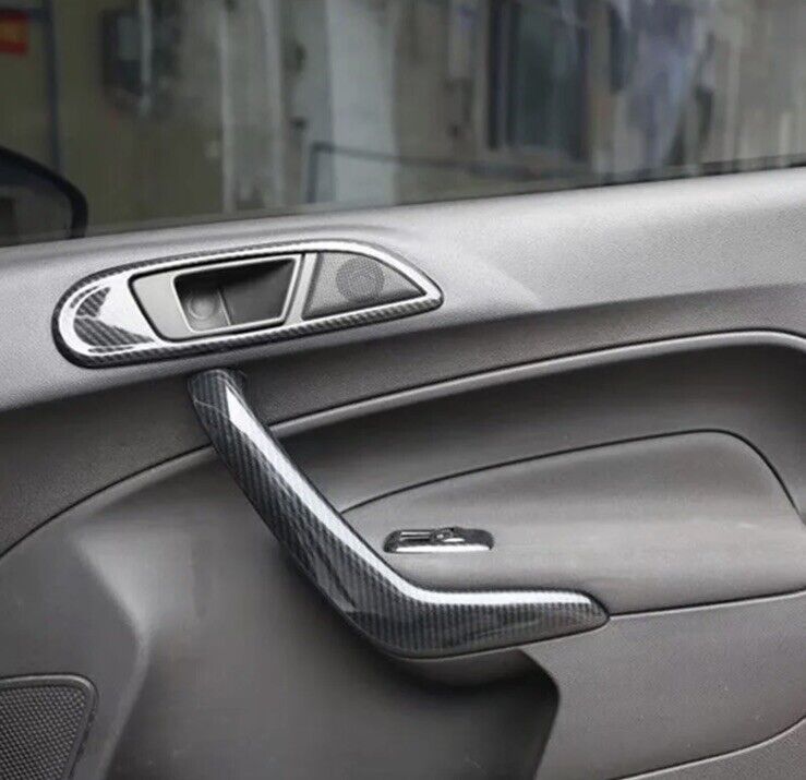 Ford Fiesta MK7 Carbon Fibre Effect Interior Trim Bundle Kit Set 10pcs 2008-2013