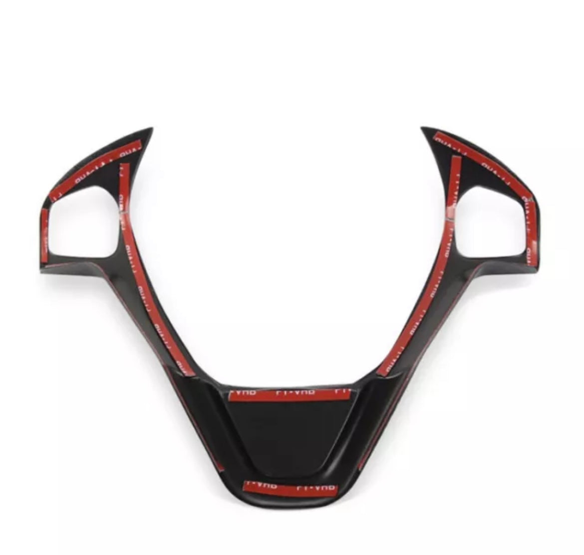 Ford Fiesta MK7 MK7.5 2009-2017 Carbon Fibre Effect Steering Wheel Trim Cover