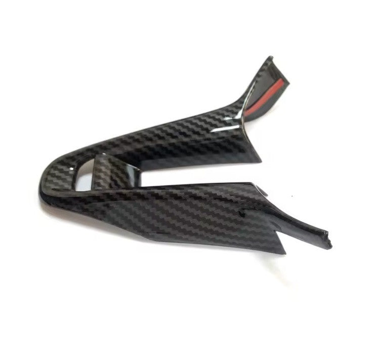 Carbon Fibre Steering Wheel Trim Cover For Hyundai I30 N MK3 2017-2024 3pcs
