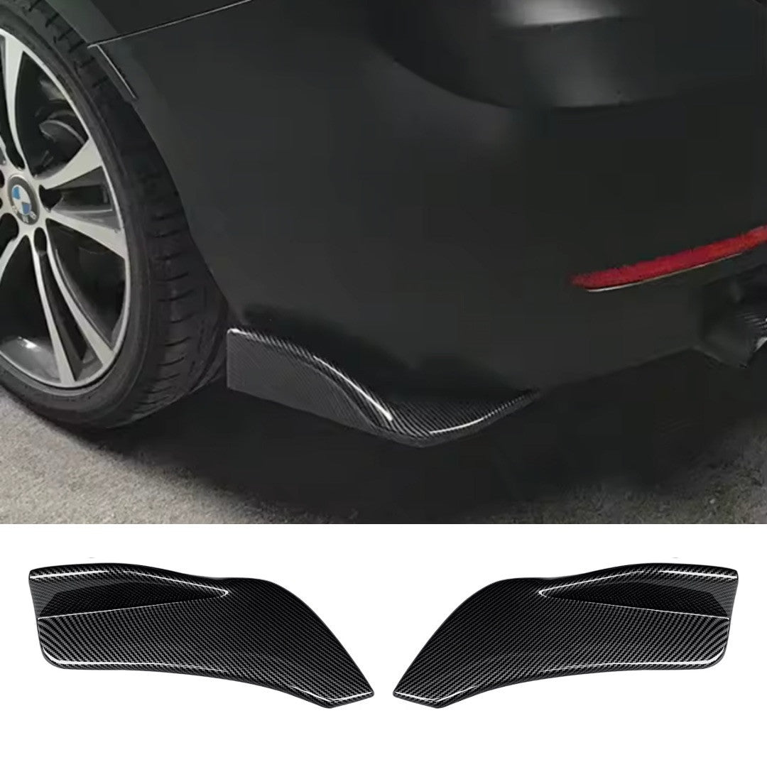 BMW 2 Series F22 F23 Standard 2015-2019 Carbon Fibre Rear Spats Bumper Splitters