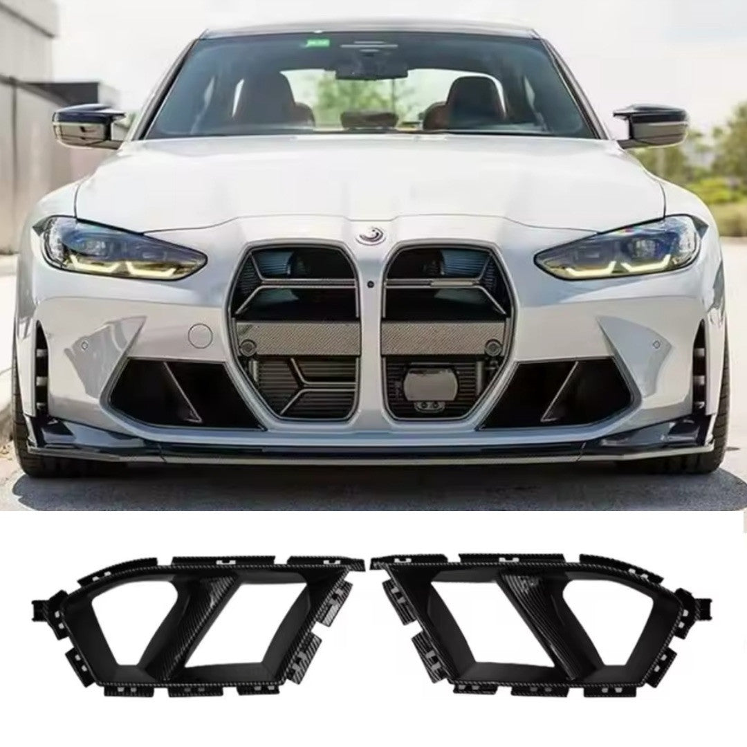 BMW M3 M4 G80 G81 G82 G83 2021-2025 Carbon Fibre Front Bumper Air Intake Trim