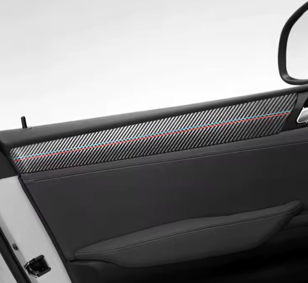 BMW X3 F25 X4 F26 2011-2021 Carbon Fibre Interior Door Card Panel Trim Cover Set