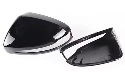Mercedes C E S Class GLC W205 W213 C238 W222 C217 A217 W253 Gloss Black Mirror Caps Replacements RHD