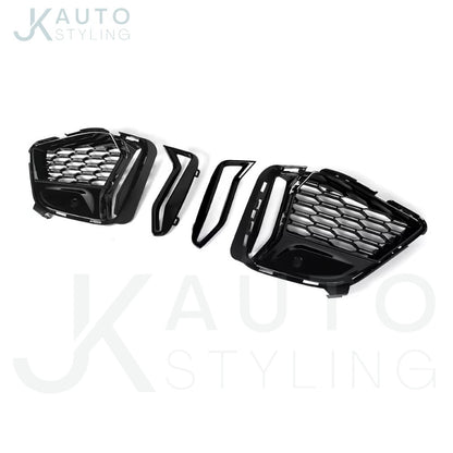 BMW 3 Series G20 G21 G28 2019-2022 Gloss Black Front Bumper Side Vent Trims