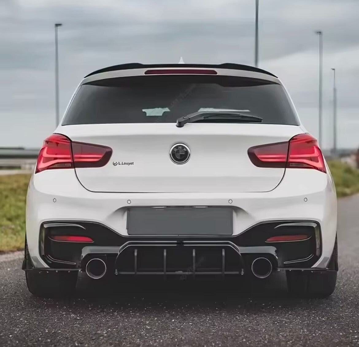 BMW 1 Series F20 F21 2011-2019 Carbon Fibre Spoiler Extension Rear Wing Lip