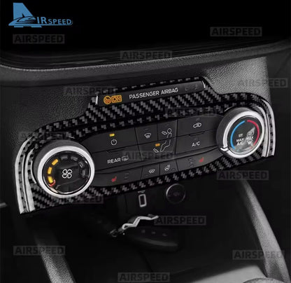 Ford Focus MK4 MK4.5 2019-2025 Carbon Fibre Central Air Con Panel Surround Trim