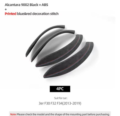 BMW 3 Series F30 F32 F34 2013-2019 Alcantara Interior Door Grab Handle Trim 4pcs