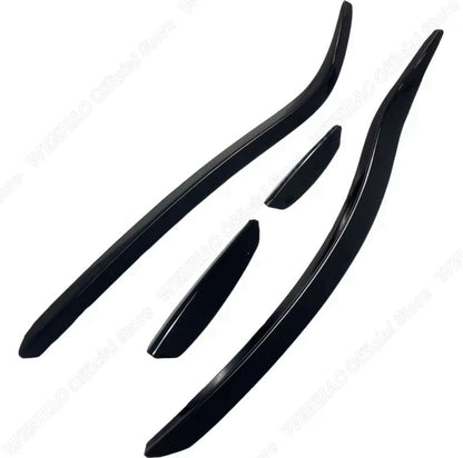 Gloss Black Front Bumper Canards 4pcs Kit For Ford Focus ST Line MK4.5 202-2024