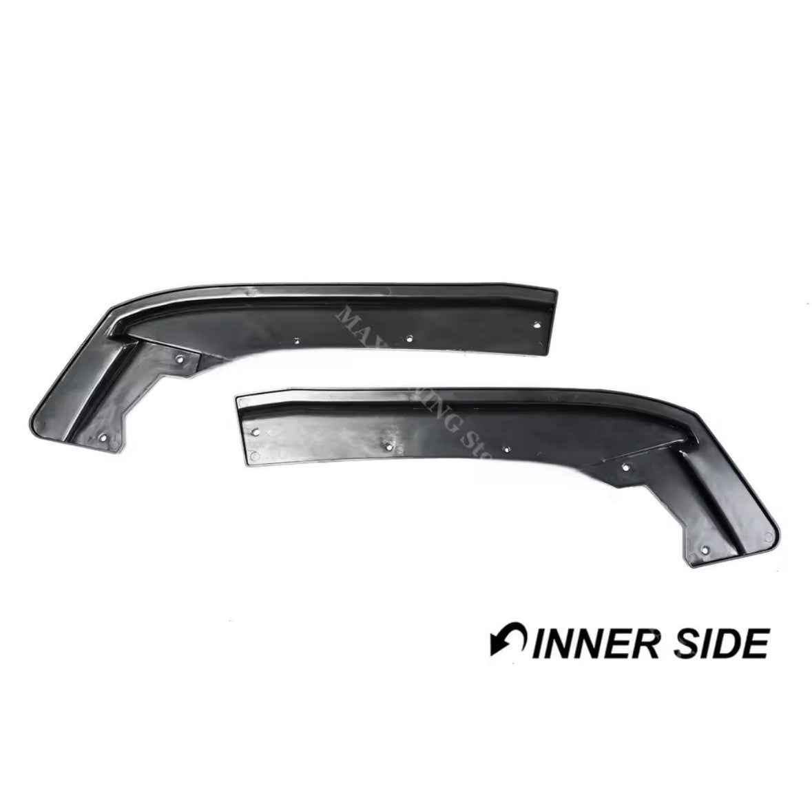 Gloss Black Rear Spats For BMW 3 Series Touring F30 M Sport 2012-2019