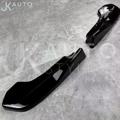 Ford Focus ST MK4 2019-2022 Gloss Black Rear Spats Bumper Corner Splitters