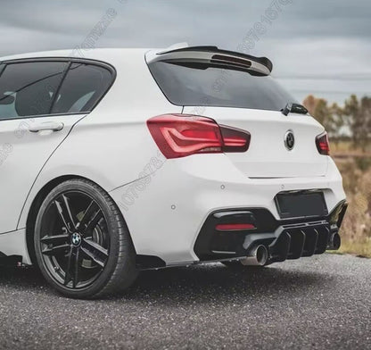 BMW 1 Series F20 F21 2011-2019 Gloss Black Spoiler Extension Rear Wing Lip