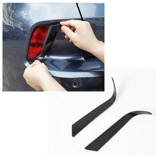 Ford Kuga 2020+ Carbon Fibre Effect Rear Fog Light Reflector Trim Inserts 2pcs