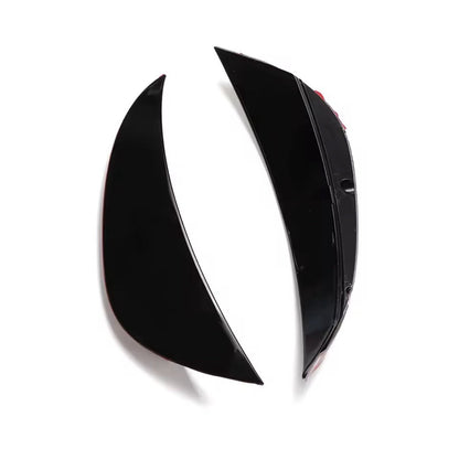 Gloss Black Front Bumper Side Vent Canards For Mercedes C Class W205 C205 15-18